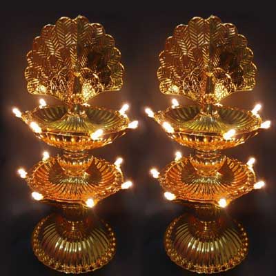 "Decorative  2 Step Lamps -2 pcs(Electrical) - Click here to View more details about this Product